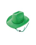 Chapeau velours cow boy adulte vert 