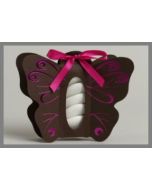 boite à dragées papillon choco-FUCHSIA