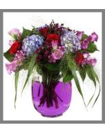 Colorant floral pour eau violette