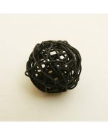 Boules en rotin - noir