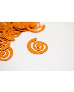 Confettis de table "Spirale fantaisie" - Orange