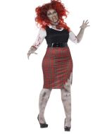 Costume femme écolière zombie