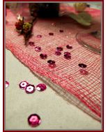 Confettis de table diamant fuchsia 