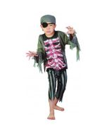 Déguisement garçon pirate zombie - Taille 4/6 ans