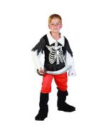 Déguisement garçon pirate rouge et noir - Taille 7/9 ans