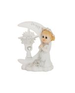 Figurine communion fille et lune