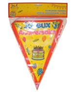 Guirlande Fanions "Joyeux Anniversaire"