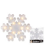 Flocon de neige blanc à led à prix discount