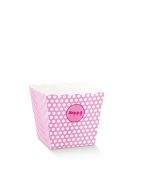 Boîte "Happy" rose - 18 cm