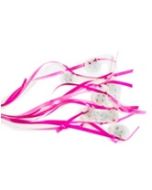 12 bolducs avec attaches pour ballons - fuchsia