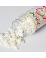 Confettis gâteau flocon de neige en sucre blanc 50 g
