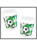 Gobelets Football Green - x10