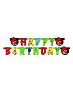 Guirlande Happy Birthday  Angry Birds