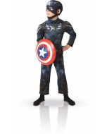  Déguisement garçon Captain America luxe - Taille 5/7 ans