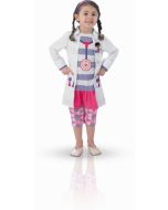 Déguisement fille Docteur la Peluche luxe - 5/7 ans