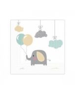 16 Serviettes anniversaire Elephant- 33 cm