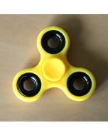 Hand spinner jaune