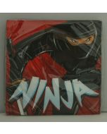 16 Serviettes Ninja 25 x 25 cm