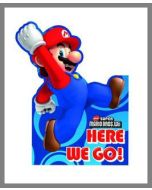 Cartes d'invitation Mario - x6