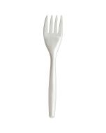 fourchettes plastique ivoire