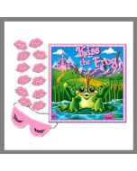 Jeu "Embrasse la grenouille" - anniversaire princesse