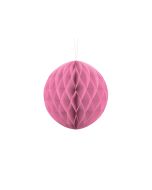 Boule chinoise alvéolée rose - 40 cm