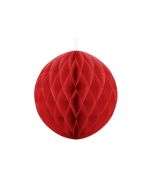 Boule chinoise alvéolée rouge - 30