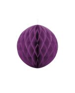 Boule chinoise alvéolée couleur raisin - 30 cm