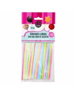 50 bâtonnets pour pop cake et sucettes - multicolore