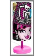 Lampe de chevet Monster High - rose