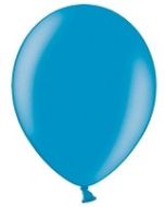 10 ballons 27 cm - turquoise métallisé