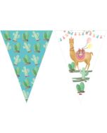 guirlande de fanions anniversaire lama