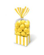 Lot 10 sacs confiseries - candy bar jaune