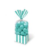 Lot 10 sacs confiseries - candy bar turquoise