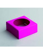 Lot 10 supports pour boules plexi - Fuchsia