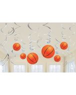 Lot 12 suspensions anniversaire Basketball