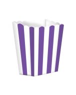 Lot 5 cornets pop corn - candy bar violet