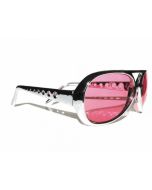 Lunettes rockeur - rose