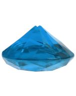 Marque-place diamant de coloris turquoise