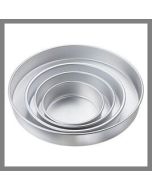 Moule à manqué rond en aluminium 25 cm Ø