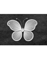 Papillon deco GM - blanc