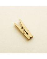 Pinces en bois MM - or