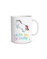 MUG LICORNE J'AI LICORNE 