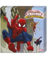 20 serviettes Spiderman Web Warriors