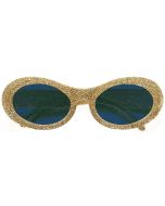 Lunettes à Paillettes - Gold