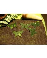 Confettis de table papillons vert 