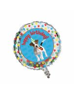 Ballon hélium chien happy birthday