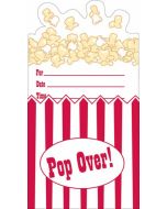 8 invitations popcorn