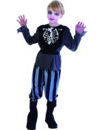 Déguisement enfant pirate squelette - Taille 4/6 ans