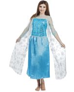 Costume adulte reine des glaces bleu